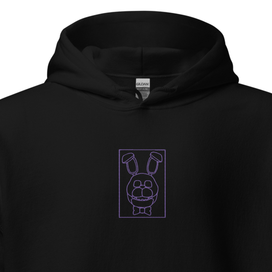 Embroidered Animatronic Bunny Hoodie