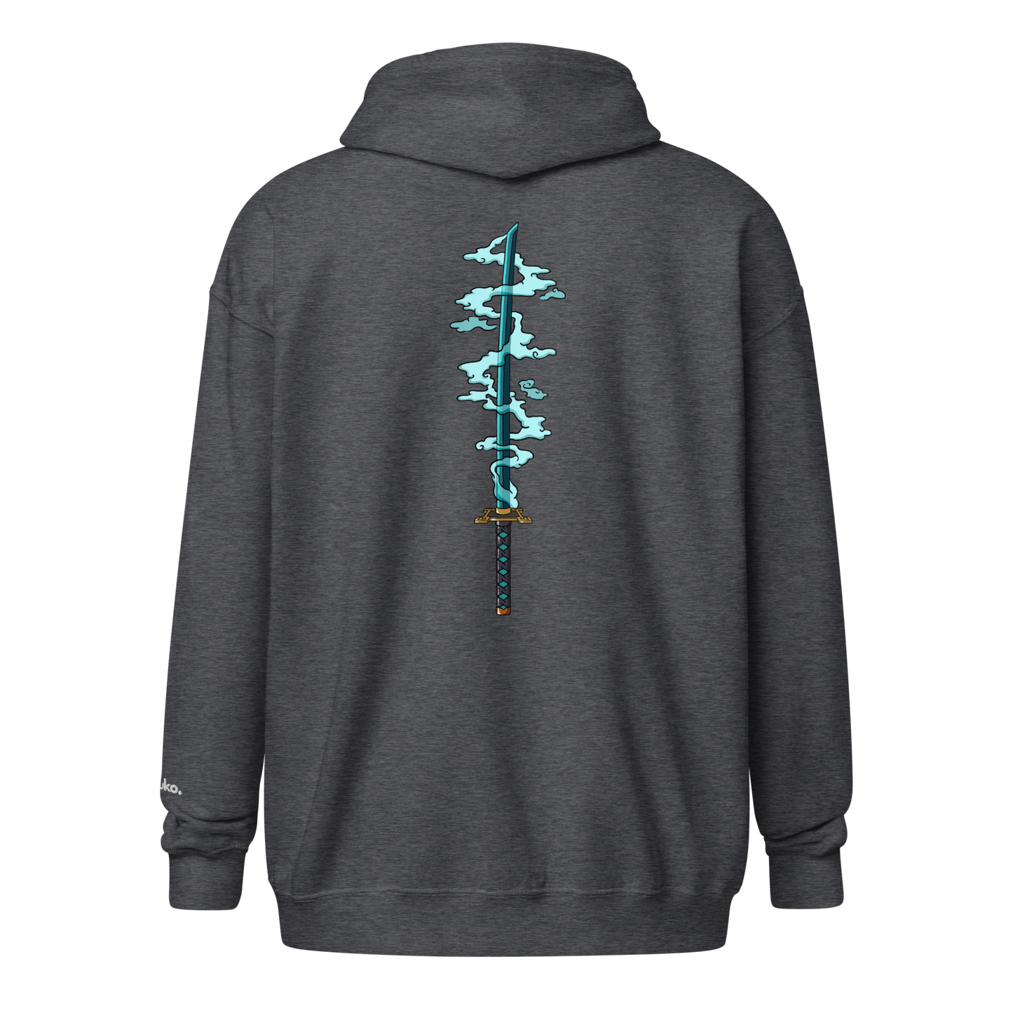 Mist Katana Zip-Up Hoodie