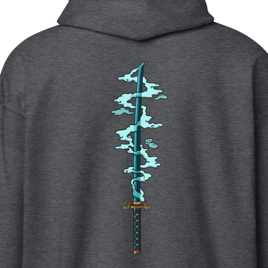 Mist Katana Zip-Up Hoodie