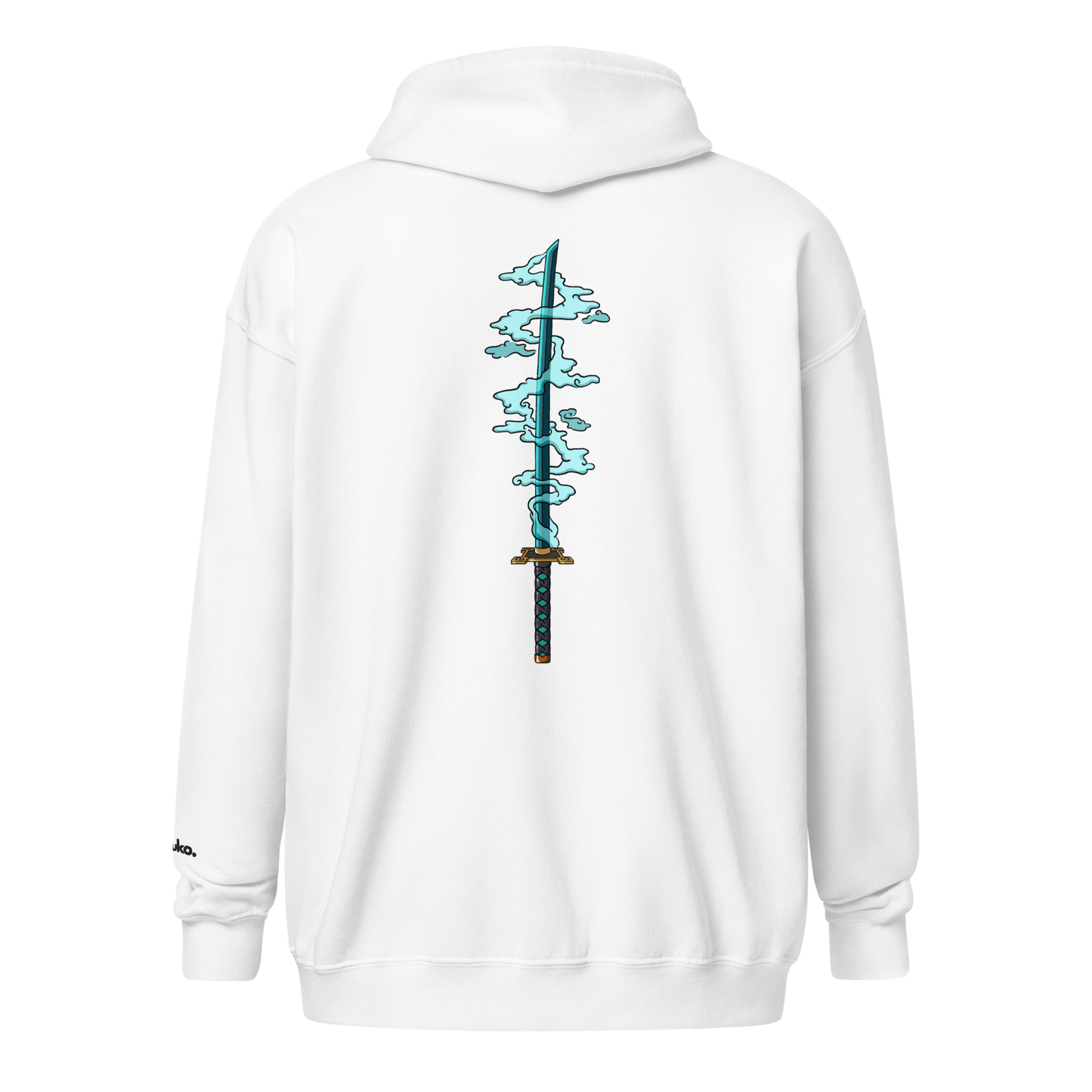 Mist Katana Zip-Up Hoodie