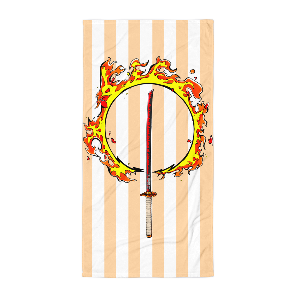 Fire Katana Towel